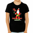 thumbnail image 1 of Boys Christmas Shirt Ho Ho Ho Rocking Santa Funny Christmas Shirts for Boys Christmas Shirts, 1 of 5