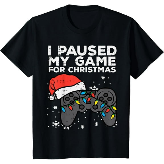 Boys Christmas T-Shirt | 100% Cotton Holiday Short Sleeve Graphic Tee