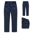 thumbnail image 1 of Boys Classic British Straight Leg Dress Pants for School Casual Wear Kids Trousers (Navy 120/m), 1 of 8