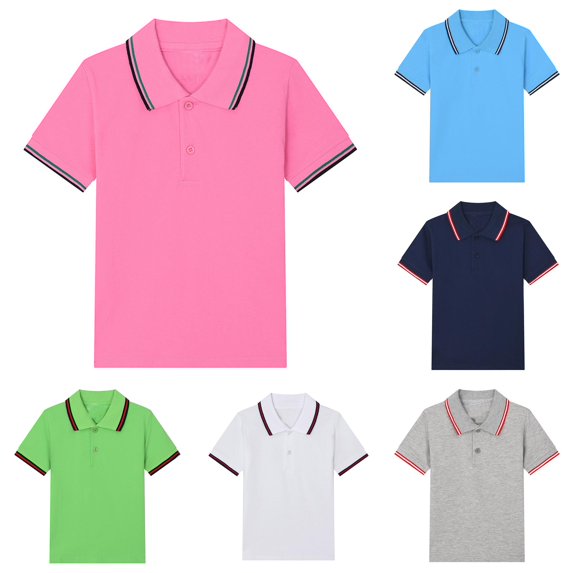 Boys Classic Loose Tunic Tops Short Sleeve Solid Tee Shirts Soft Casual Blouse for Toddler Kids Girls Daily Wear Classic Fit Tees for Boys