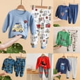 thumbnail image 1 of Boys Clothes Boy Outfits 2-Piece Long Sleeve Sweatshirt Tops and Pants Fall Winter Outfits Set(Red,11-12 Years), 1 of 5