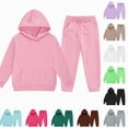 thumbnail image 1 of Boys Clothes Color Block Sweatshirt & Casual Pants 2Pcs Fall Winter Outfits Set for Kids 6-12 Months 12-24 Months 2T 3T 4T 5T 6T 7T 8T 9T Children Green 10-11 Years, 1 of 3