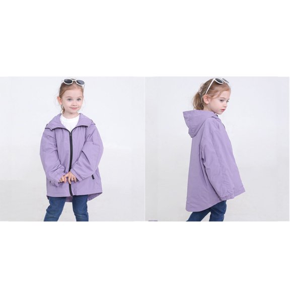 Boys Clothes Kids Girls Windbreaker Zippered Hoodies Girls Lightweight Jacket Fall Jacket Girls Size 4-5 Years Clothes