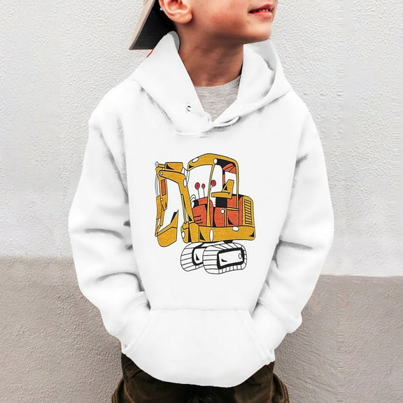 Boys Clothes Sweatshirts Toddler Hoodies Cool Aesthetic Print Casual Pullover Sweatshirts