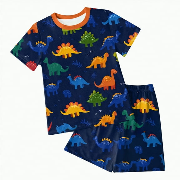 Boys Clothes Toddler Baby Summer Set Kids Spring Cute Print Short Sleeved Basketball 1t 2t 3t 4t 5t 6t T Shirt Shorts Two Piece Pants 2