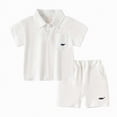 thumbnail image 1 of Boys Clothes Toddler Boy Summer Shorts Set Children's Cotton Animal Printed Short Sleeved Beach 6M 12M 18M 24M 3T 4T Shirts & Sets T-Shirt Tops+Shorts Two Pieces, 1 of 4
