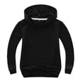 thumbnail image 1 of Boys Coat Baby Kids Solid Thick Hooded Pullover Sweatshirt Coats Boys' Outerwear Jackets Black 2 Years-3 Years, 1 of 3