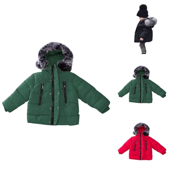 Boys Coat Boys Winter Coat Hooded Down Jacket Windproof Snowsuit for Cold Weather Outdoor