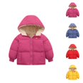 thumbnail image 1 of Boys Coat Boys Winter Coat Hooded Thick Design Padded Jacket for Toddler Kids Outerwear, 1 of 3
