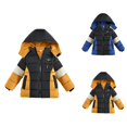 thumbnail image 1 of Boys Coat Boys Winter Coat Hooded Zippered Jacket Thick Windproof for Young Children, 1 of 4