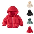thumbnail image 1 of Boys Coat Boys Winter Coat Long Sleeve Patchwork Design Outerwear for Toddler Kids, 1 of 3
