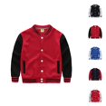 thumbnail image 1 of Boys Coat Boys Winter Jacket Baseball Windbreaker Style Long Sleeve for Casual Everyday, 1 of 3