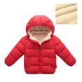 thumbnail image 1 of Boys Coat & Jacket - Kids Child Toddler Baby Boys Girls Solid Winter Hooded Coat Jacket Thick Warm Outerwear Clothes Outfits, 1 of 4