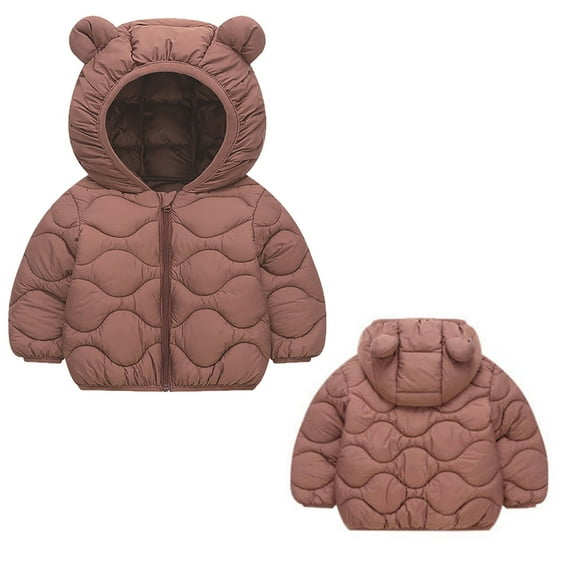Boys Coat&jacket Toddler Kids Baby Boys Girls Long Sleeve Bear Ears Winter Warm Outwear Jacket Coat Outerwear
