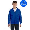 thumbnail image 1 of Boys ComfortBlend EcoSmart Full-Zip Hood P480 (5 PACK), 1 of 1