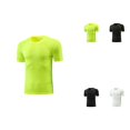 thumbnail image 1 of Boys Compression Shirt Athletic Performance Top - Moisture Wicking Breathable Fit for Youth Sports Training - Long/Short Sleeve Options, 1 of 4