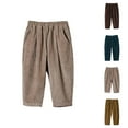 thumbnail image 1 of Boys Corduroy Casual Pants with Straight Leg Design for Everyday Play and Outdoor Activities - Comfortable Soft Fabric Ideal for School and Weekend Wear Trendy Boys Pants, 1 of 7