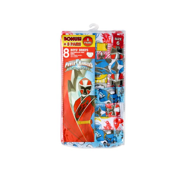 Boys' Cotton Briefs, 5 Pack + 3 Free Bonus Pairs