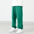 thumbnail image 1 of Boys Cotton Sweatpants Casual Elastic Waist Hiking Trousers with Pockets, Baggy Boys Joggers Pants Size 10-12 Soft Comfy Lounge Athletic Sweat Pants Teen Boy Clothes, Size 5-13, 1 of 4