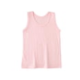 thumbnail image 1 of Boys' Cotton Tank Tops Teen Ribbed Athletic Undershirts Basic Crew Neck Slim Fit Sleeveless Tees 1-12 Years Pink, 1 of 5