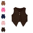 thumbnail image 1 of Boys Cowboy Sleeveless Fringe Vest Retro Fall Outerwear, 1 of 4