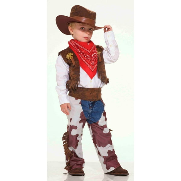 Rubies Classic Cow Print Cowboy for Kids, Boys Large