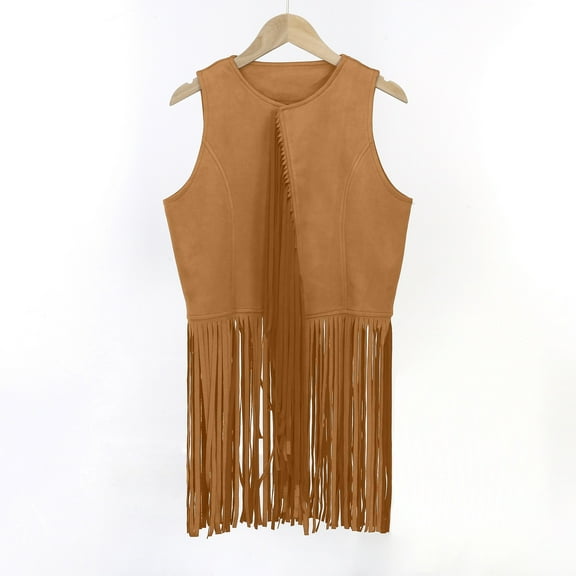 Boys Cowgirl Outfit Boho Vest 70s Retro Clothes Simply Southern Preppy Clothes for Girls 11-12 Years