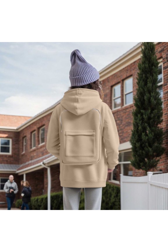 Boys Creative Hoodies Backpack Hoodies Full-Zip Hooded Tween Lightweight Long Sleeve Hoodies 10-11 Years Boy Clothes School Clothes