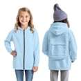 thumbnail image 1 of Boys Creative Hoodies with Backpack Full Zip Hoodies Girls Casual Long Sleeve Classic Hoodie 6-7 Years Old Girl Clothes for School, 1 of 5
