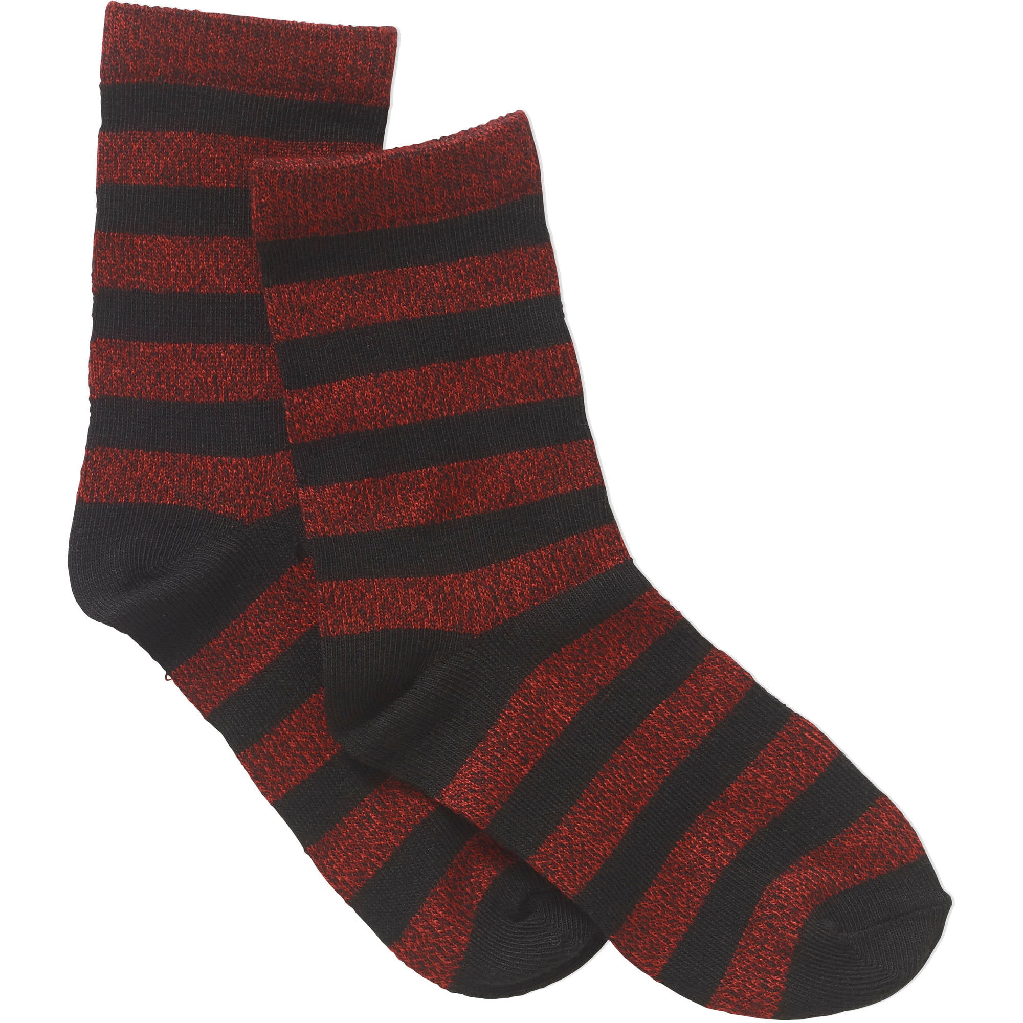 Boys Crew Marled Stripe Socks, 7 Pack - Walmart.com