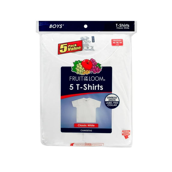 Boys' Crew Tees, 5-Pack