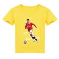 thumbnail image 1 of Boys Cristiano Ronaldo Breathable Cotton Short Sleeve T-shirt Kids Summer Crew Neck Clothings, 1 of 2