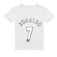thumbnail image 1 of Boys Cristiano Ronaldo Cotton Short Sleeve T-shirt Kids Casual Summer Breathable Crew Neck Top, 1 of 2