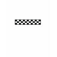 thumbnail image 1 of Boys Cute Sports Wall Decal Decoration Checkered Flag Banner for Race Tracks Lasts Years and Easily Removable - Size: 13 In(W) x 30 In(H), 1 of 3