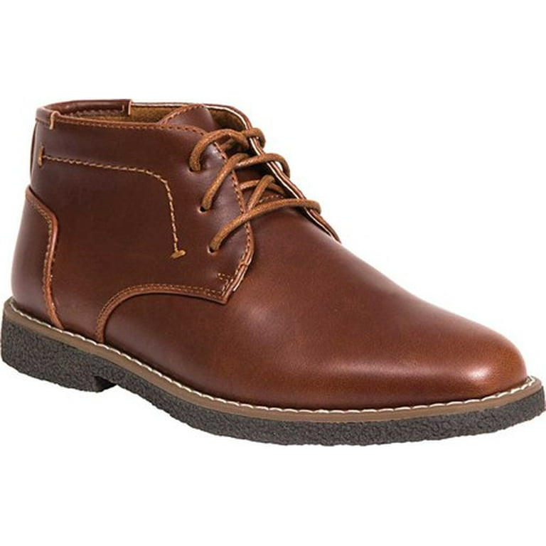 Boys Deer Stags Zeus Chukka Boot Redwood Dark Brown Simulated Leather 1 M Walmart