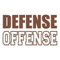 thumbnail image 1 of Boys Defense Offense Active Sports Wall Decal Decoration Sports Wall Quote Lettering Decal Sticker Lasts Years and Easily Removable - Size: 20 In(W) x 12 In(H), 1 of 5