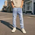 thumbnail image 1 of Boys Denim Jeans Boy's Skinny Fit Blue Jeans Boys Fall Clothes Teen Kid Jeans 13-14 Years, 1 of 9