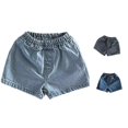 thumbnail image 1 of Boys Denim Shorts Casual Solid Toddler Classic Short Pants Summer Breathable Soft Blend Comfortable Playwear Boy Clothes Summer Boys Athletic Shorts Padres 18-24 Months, 1 of 4