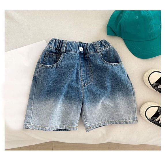 Boys Denim Shorts Classic Baggy Denim Shorts with Pocket Boys Fashion Toddler 18-24 Months Boys Shorts