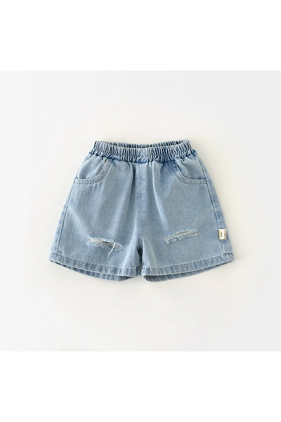 Boys Denim Shorts Fashion Loose Cargo Jean Shorts Boys Summer Trendy Shorts Baby 12-18 Months Boy Clothes Boys Clothes