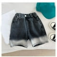 thumbnail image 1 of Boys Jean Shorts Slim Fit Elastic Waist Pocket Jean Shorts Boys Fashion Toddler Boys Shorts 12-18 Months, 1 of 4