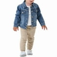 thumbnail image 1 of Boys' Denim Trucker Jacket Blue 90, 1 of 7