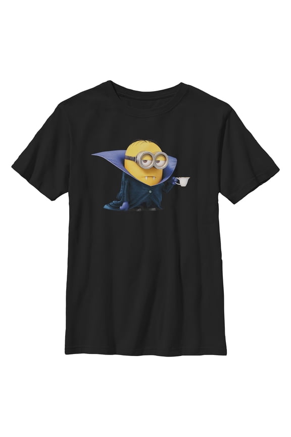 Boys Despicable Me Kevin Tired Vampire Costume T Shirt