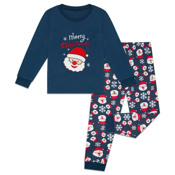 Boys Dinosaur Christmas Pajamas Toddler Kids Sleepwear Boys Girls Santa Claus Pajamas Winter Nightwear 2-12 Years
