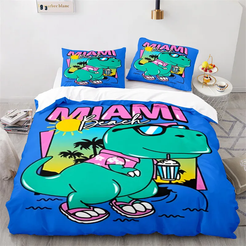 boys-dinosaur-duvet-cover-animal-theme-bedding-set-microfiber-cartoon