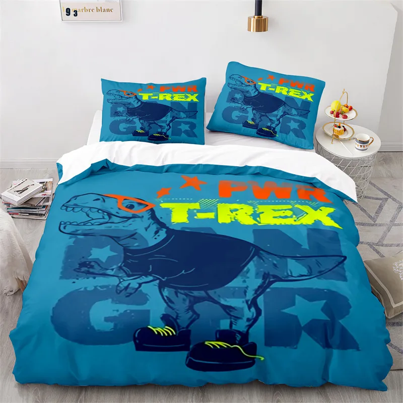 boys-dinosaur-duvet-cover-animal-theme-bedding-set-microfiber-cartoon