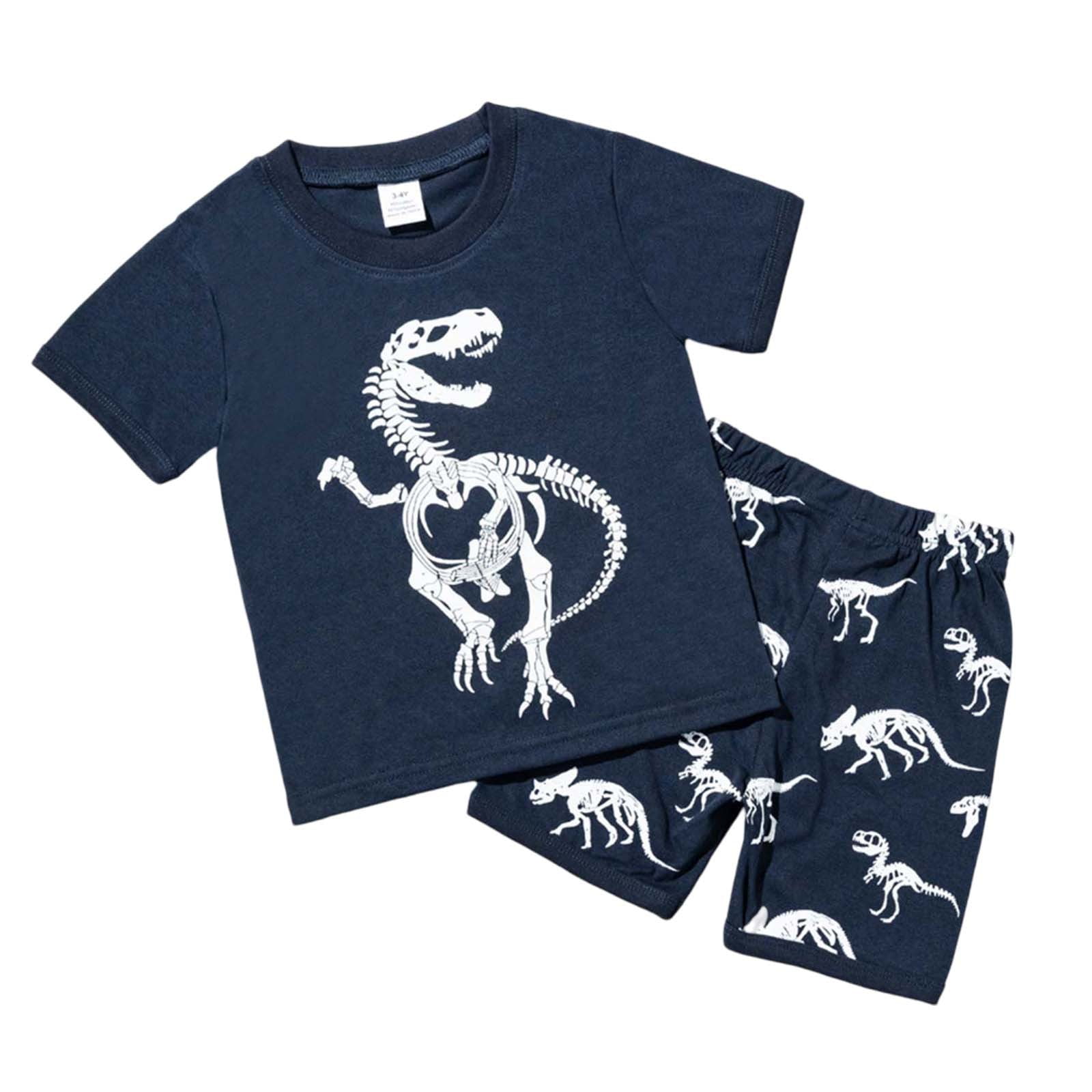 Dress For Boy In Dinosaur Print Yellow Color main image 1