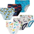 thumbnail image 1 of Boys Dinosaur Underwear Little Kids Shark Briefs Childrens Cotton Breathable Car Panties Toddler Comfort 6 Pack Undies Size 6, 1 of 6