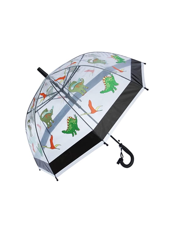 Boys Dinosaurs Clear Dome Umbrella