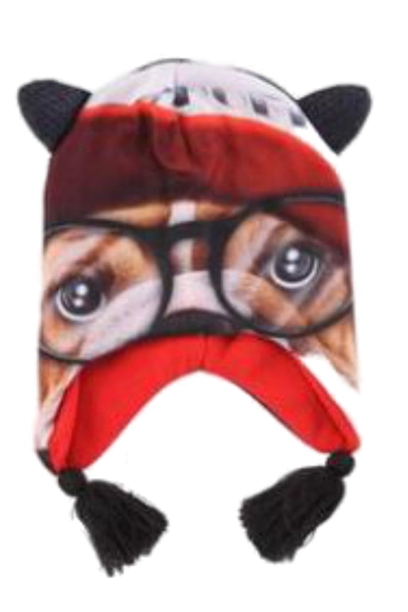 Boys Dog With Glasses Trapper Hat